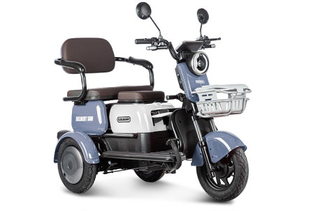 Трицикл электрический Rutrike Gelbert Sun (48/60V, 650W, фиолетово-белый)