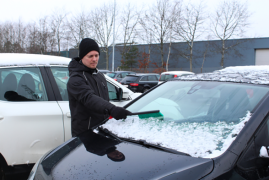 Щетка для снега Vikan (490мм, черный)