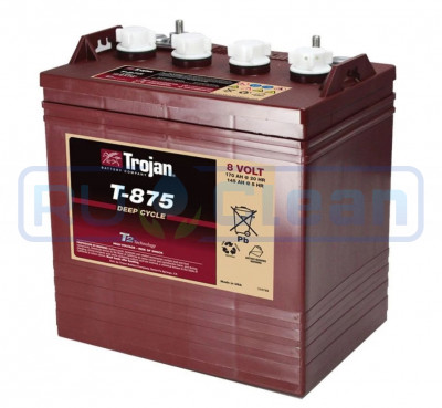 Тяговый аккумулятор Trojan T-875 (8В, 145Ач, кислота)