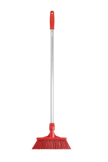 Щетка-метла IGEAX с ручкой (600мм, средний, красный)