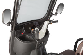 Трицикл электрический Rutrike Gelbert Sarin (48/60V, 1000W, серо-белый)