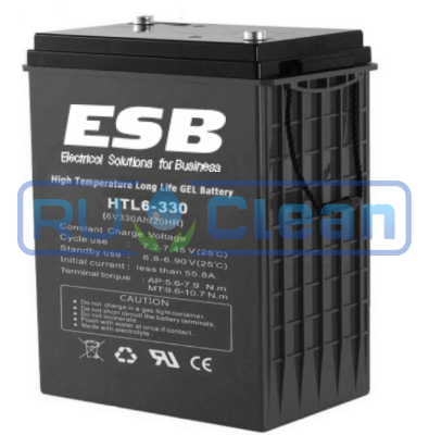 Аккумуляторная батарея ESB HTL6-330 (330Ач, 6В, Gel)