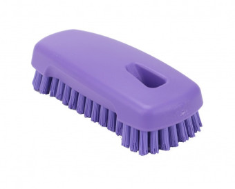 Щетка ногтевая FBK (125х55мм, жесткая, фиолетовый)