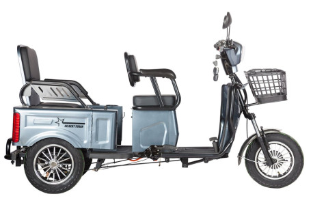 Трицикл электрический Rutrike Gelbert Tuban (48/60V, 600W, красный)