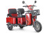 Трицикл электрический Rutrike Gelbert Tuban (48/60V, 600W, красный)