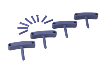 Крючок Vikan (фиолетовый, 4шт)