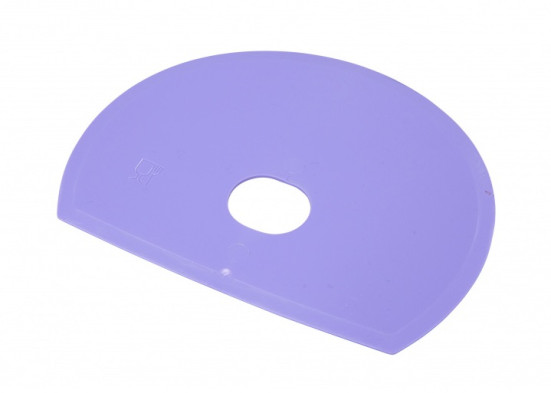 Скребок с отверстием FBK (160х125мм, гибкий, фиолетовый)