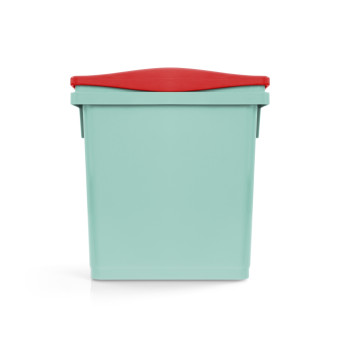 Ведро TTS BCS (4л, прямоугольн, полипропилен, красный)