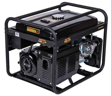 Генератор бензиновый Huter DY6500LX (с колёсами и АКБ)
