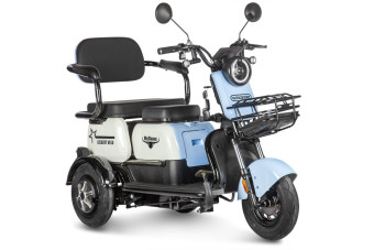 Трицикл электрический Rutrike Gelbert Vega (48/60V, 600W, голубой)