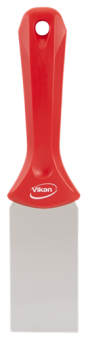 Скребок ручной Vikan (50мм, нерж, красный)