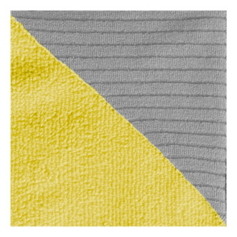 Салфетка для протирки TTS Dual-T (40х40см, желтый, 1шт)