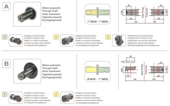 Мембранный насос Comet BP280 (20 бар, 248 л/мин, ВОМ 1"3/8)