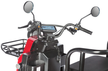 Трицикл электрический Wanshida LC-F200 60V 1000Вт (зеленый)