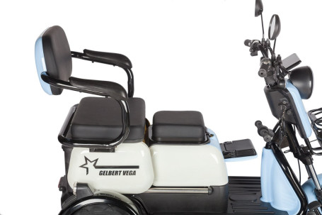Трицикл электрический Rutrike Gelbert Vega (48/60V, 600W, красный)