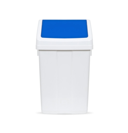 Ведро TTS MAX (12л, крышка маятниковая, синий)