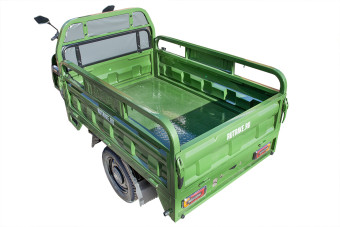 Трицикл электрический Rutrike Маяк 1500 60V1000W (темно-зеленый)