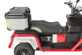 Трицикл электрический Wanshida DOUHAO (60V, 800W, черно-серый)