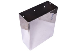 Контейнер для мусора Nofer настенный (23л, нерж., глянцевый, без крышки)