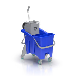 Ведро TTS ACTIONPRO (30л, отжим O-KEY, 2 слив. отверстия, синий, 4 шт)