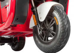 Трицикл электрический Wanshida DOUHAO (60V, 800W, черно-бело-красный)