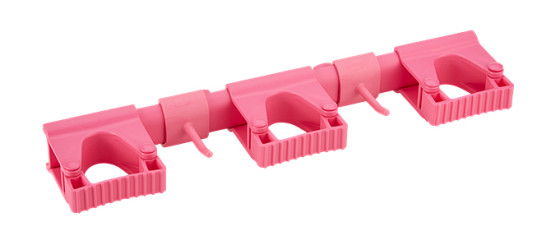 Гигиеничное настенное крепление Vikan (420мм, розовый)