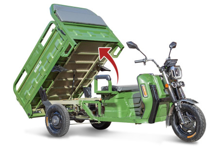  Трицикл электрический Rutrike Маяк 1500 60V1000W (серый)