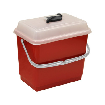 Ведро TTS (4л, для салфеток, красный)