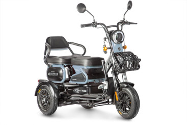 Трицикл электрический Wanshida HOT HATCH (60V, 650W, черно-синий)