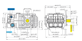 Насос высокого давления Bertolini KKL 3816 (1450 об/мин)