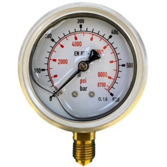 Манометр RC (d63мм, 1/4&quot;ш, 1000бар, боковой вход)