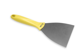 Скребок IGEAX ручной (нерж, 110мм, желтый)