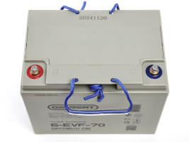 Тяговый аккумулятор Gelbert 6-EVF-70 (12В, 73Ач, AGM)