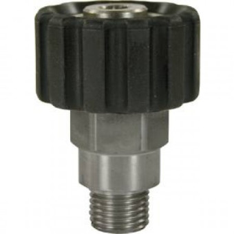 Переходник М22х1.5г-1/4&quot;ш (нерж, 500бар) R+M