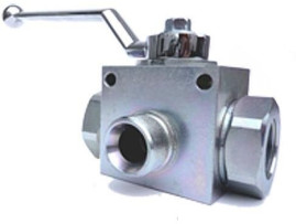 Кран гидравлический V3RH (1/2"г-г-г, 500бар)