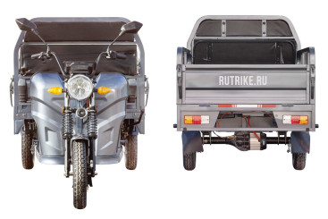 Трицикл электрический Rutrike Мастер 1500 60V1000W (серый)