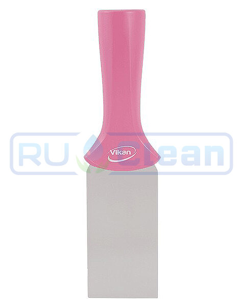 Скребок Vikan (50мм, розовый, резьб.ручка)