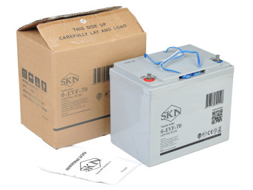 Тяговый аккумулятор SKN 6-EVF-70 (12В, 73Ач, AGM)