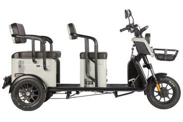 Трицикл электрический Wanshida LC300 (60V, 1000W, черный)