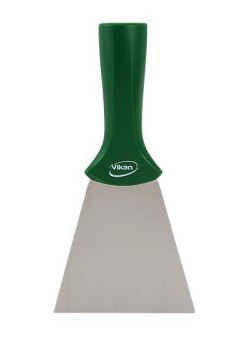 Скребок Vikan (100мм, зеленый, резьб.ручка)