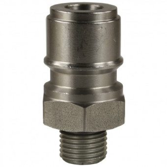 Ниппель ST45 (1/4"ш, 250бар, нерж, DN10) R+M