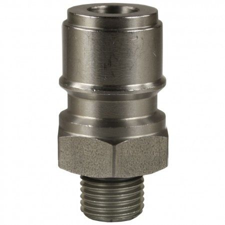 Ниппель ST45 (1/4&quot;ш, 250бар, нерж, DN10) R+M