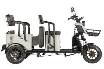 Трицикл электрический Wanshida LC300 (60V, 1000W, серый)
