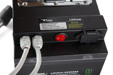 Тяговый аккумулятор RuTrike LiFePO4 (24В, 40Ач, ток 60А)