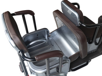 Трицикл электрический Wanshida U1-X 60V 800Вт (белый)