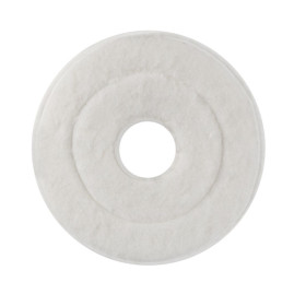 Пад абразивный TTS (d33см, микрофибра, белый)