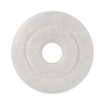 Пад абразивный TTS (d43см, микрофибра, белый)