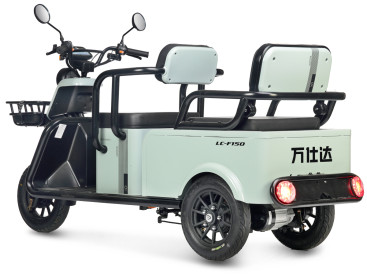 Трицикл электрический Wanshida LC-F150 (60V, 1000W, серый)