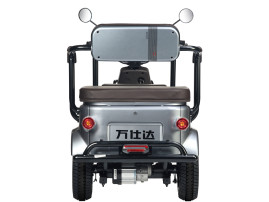 Трицикл электрический Wanshida U1-X 60V 800Вт (молочно-белый)