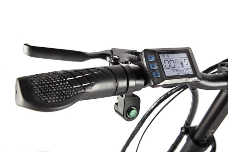 Электровелосипед VOLTECO FLEX (черно-оранжевый)